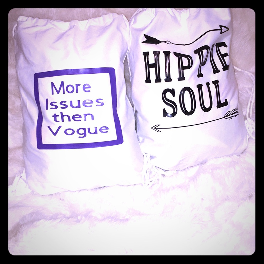 More issues than vogue draw string bag
